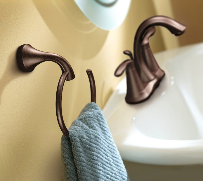 Moen YB2886ORB Eva Towel Ring in Oil Rubbed Bronze