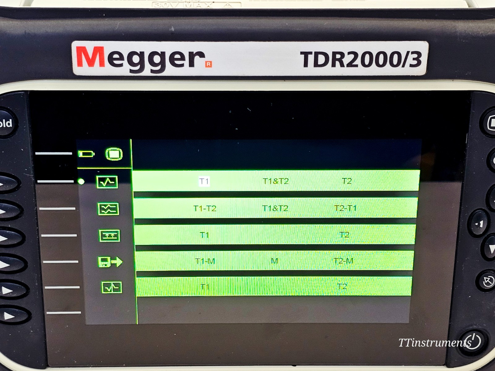 Megger TDR2000/3 Dual Channel Cable Fault Locator TDR 20km