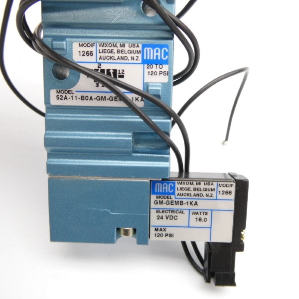 MAC 52A-11-B0A-GM-GEMB-1KA 24VDC 120PSI NSMP