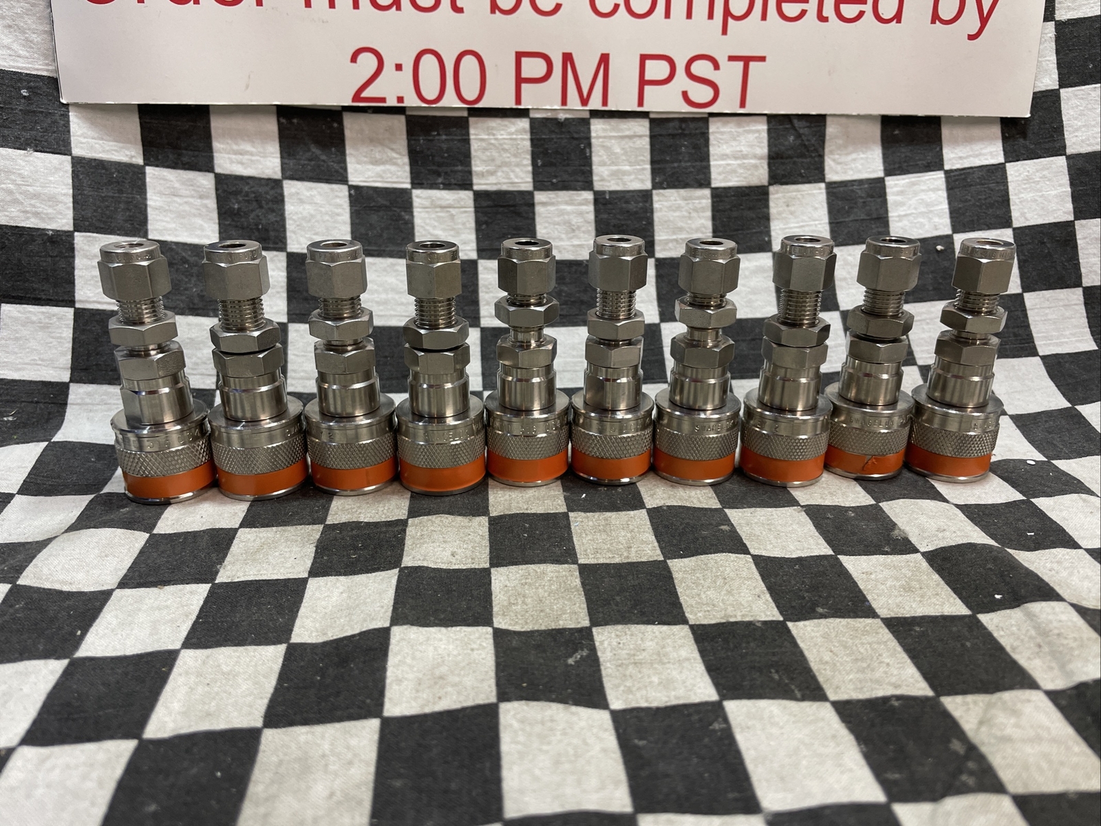 SWAGELOK SS-QC4-B1-400K2, Quick Connect Orange Key 1/4″ , LOT OF 10 #1181W5