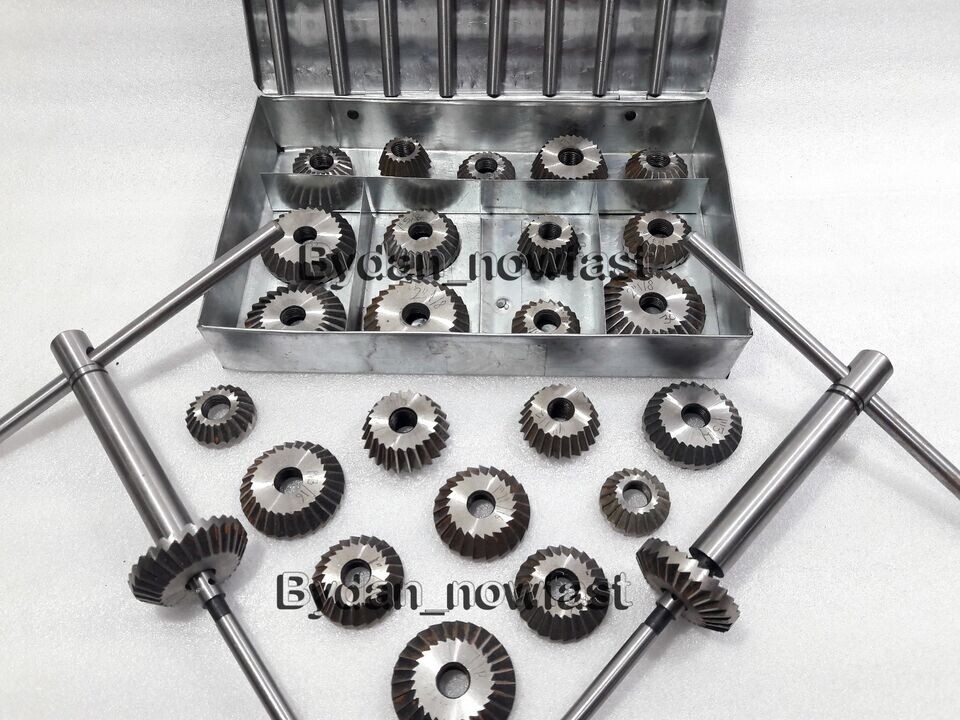 33 x VALVE SEAT CUTTER SET HIGH CARBON STEEL 1.1/8 TO 2.1/8″ 45 DEG