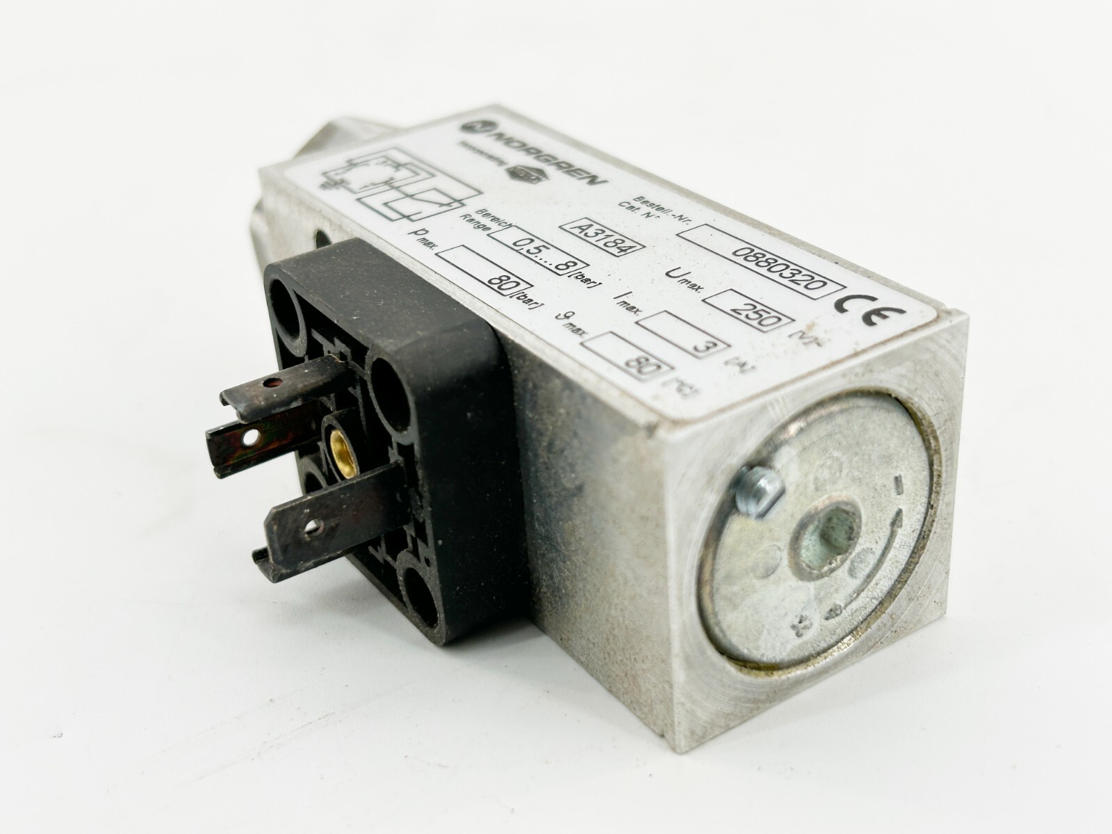 New Norgren 0880320 Pneumatic Pressure Switch 18D Series 1/4″ NPT 7-120 PSI