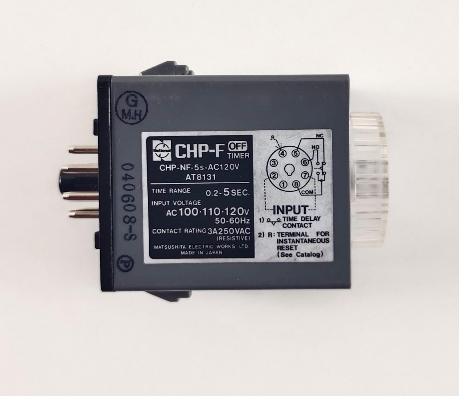 Nais / Matsushita CHP-F CHP-NF-5S-AC120V Timer AT8131