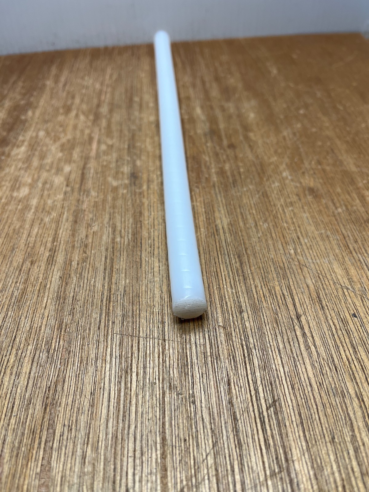 1/2″ X 12″ UHMW PE Polyethylene Plastic (.548″ Actual Dia.) Round Rod White USA