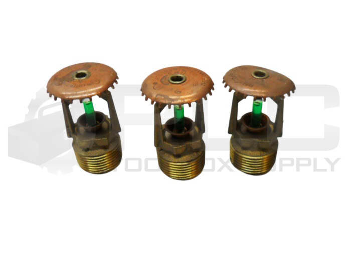 LOT OF 3 NEW ASSU 22S2 UPRIGHT SPRINKLER HEAD 360DEG F 5/8″