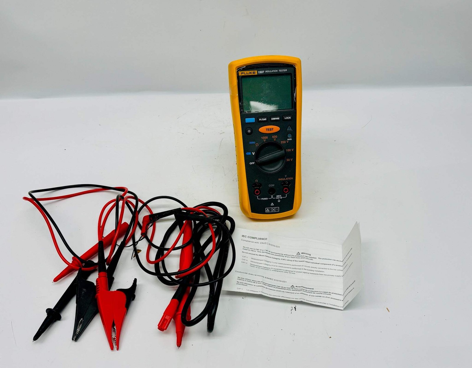 Fluke 1507 Insulation Resistance Tester