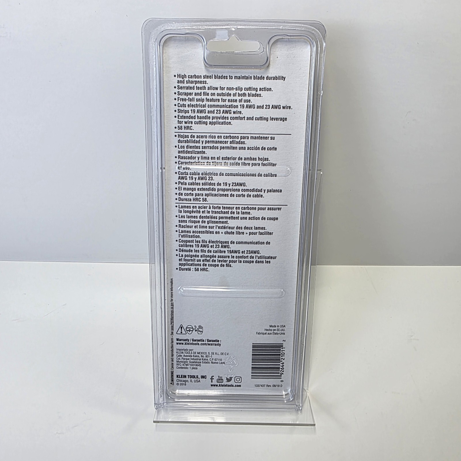 Klein Tools 21010-6-SEN Telecom Electrical Scissors New