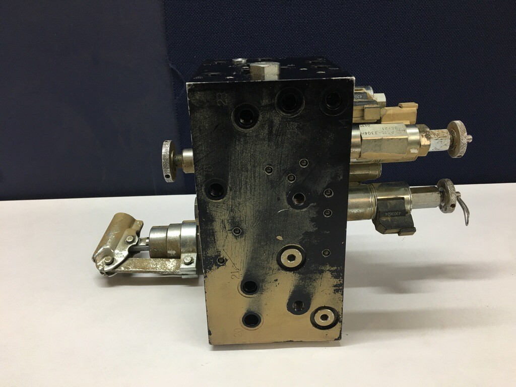 Hydraulic Manifold Assembly HF 38844-07 Womack Machine Supply Aluminum Alloy