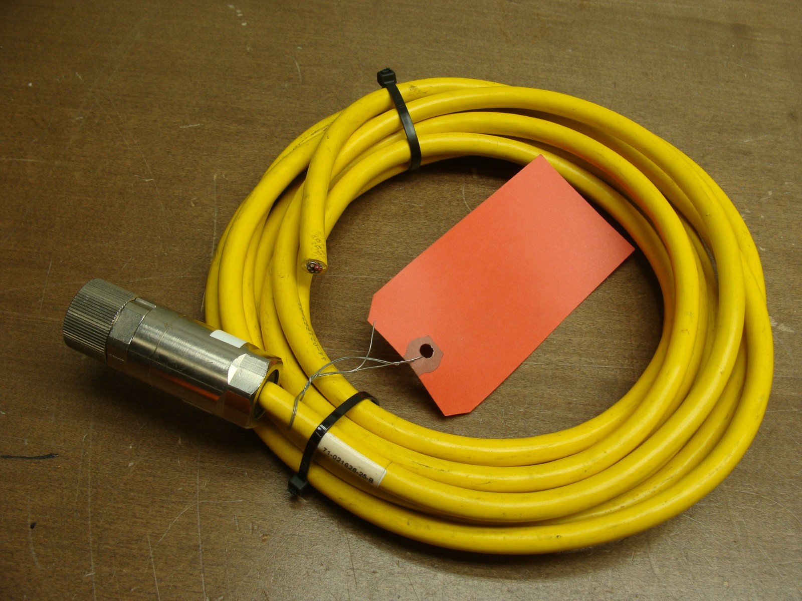 PARKER SHIELDED SERVO POWER CABLE 71-021626 44-021667-01 16FT W/6-PIN CONNECTOR