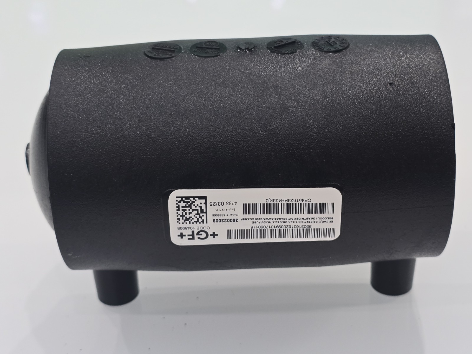 +GF+ CENTRAL ELECTROFUSION EF CAP 4 IPS PE4710 KIT 4.7R 40V
