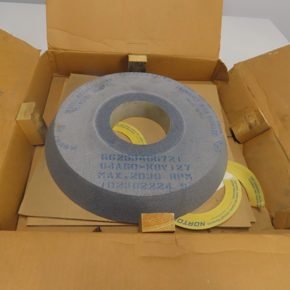 Norton G4AGO-K0V 15-7/8″ OD Abrasive Grinding Wheel 5″ Bore 2″ Thick 2030RPM