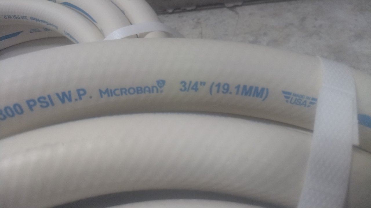 Continental CRX075-25MF-G 2 Pk 3/4 In Inside Dia 25 Ft L Washdown Hose Assembly