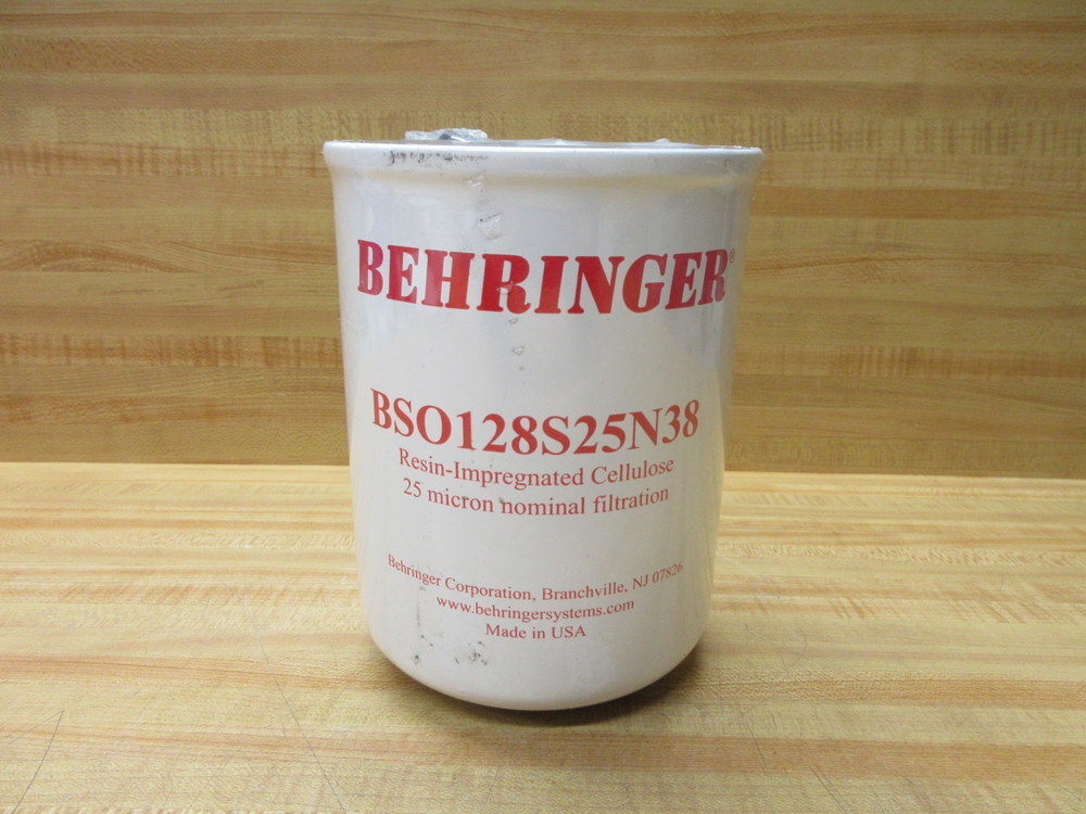 Behringer BSO128S25N38 Filter