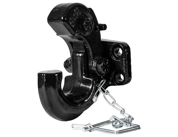 Buyers Products 10039 Black 10 Ton Pintle Hook with Mount