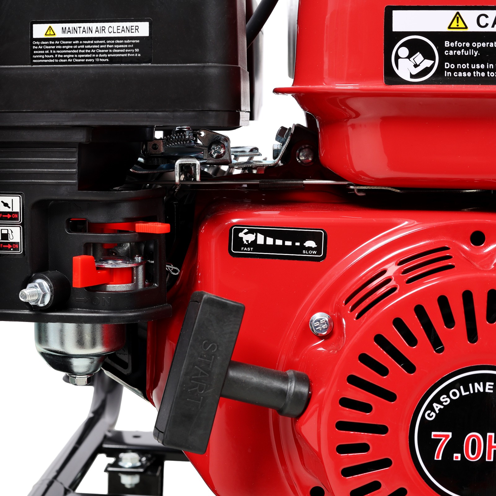3 Inch Gas Engine Water Pump 7HP 212CC 264GPM with Hose Wheels