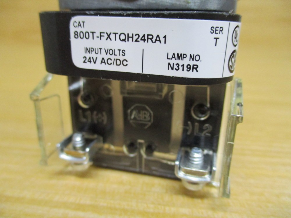 Allen Bradley 800T-FXTQH24RA1 Button 800TFXTQH24RA1 W/800T-XA1 & 800T-Blank