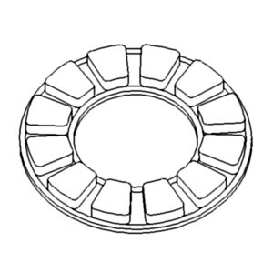 R78202 T58196 Hydraulic Pump Drive Cushion Fits John Deere 210C 300B 1040 1140