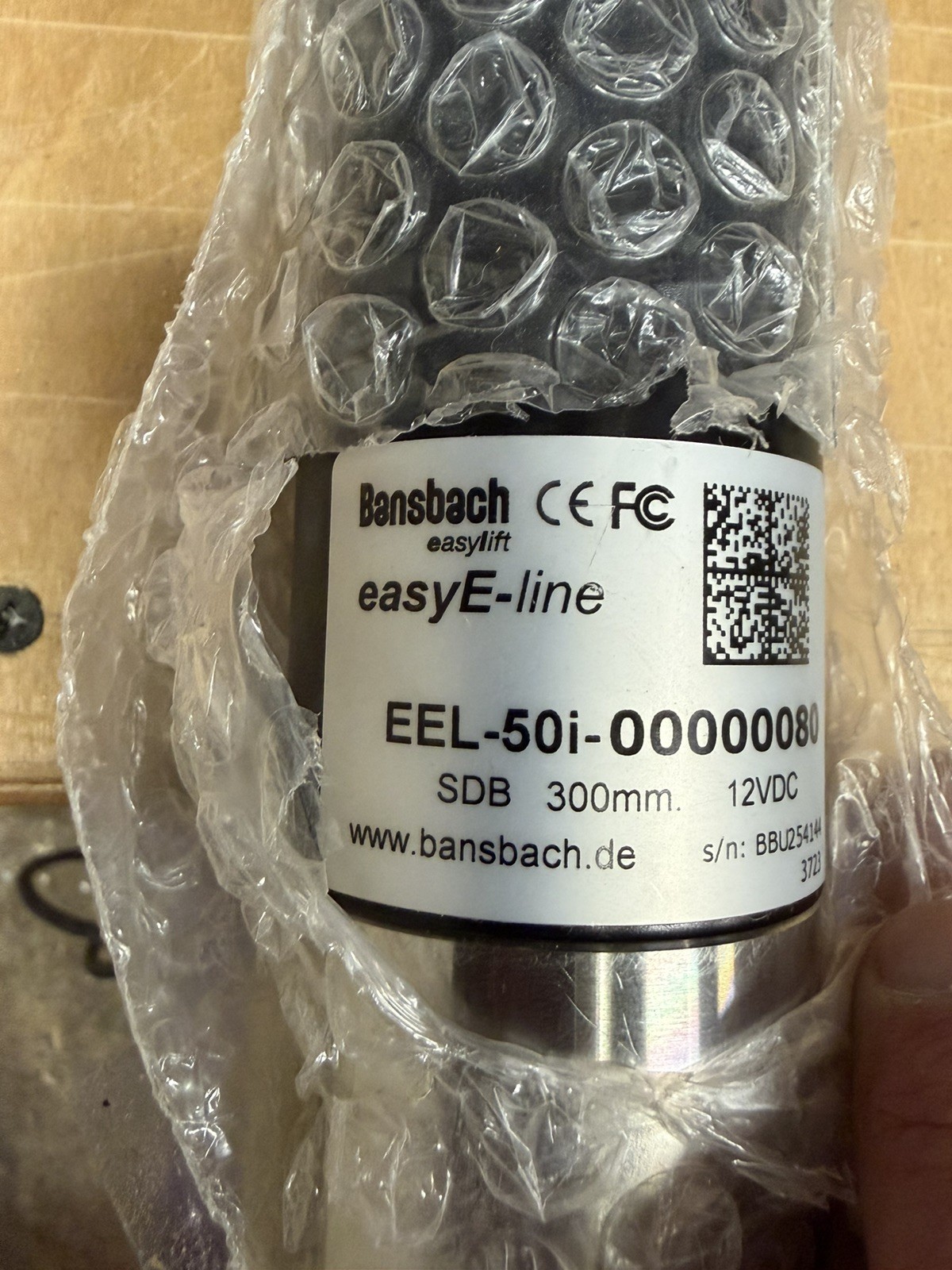 Bansbach EasyE-line Easylift EEL-50i-00000080 12V Actuator