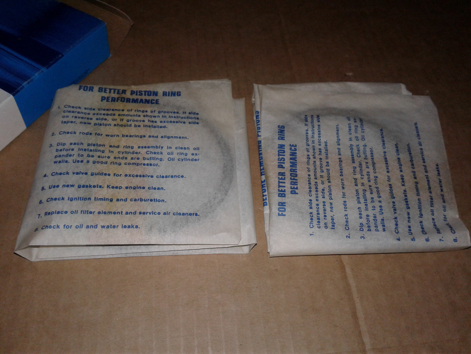 FORD HI-LO TYPE PISTON RINGS – PARTIAL SET ( 2 ) F0CZ-6148-A / FOCZ-6148-A