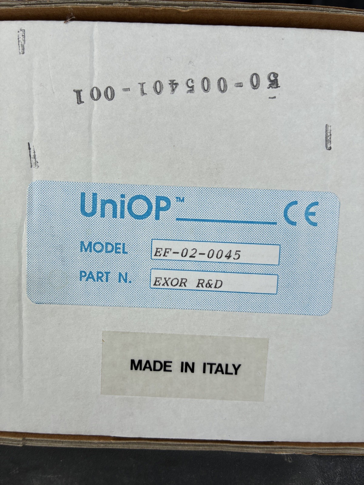 UniOP Operator Interface Screen Display Control Panel EF-02-0045 / EF020045