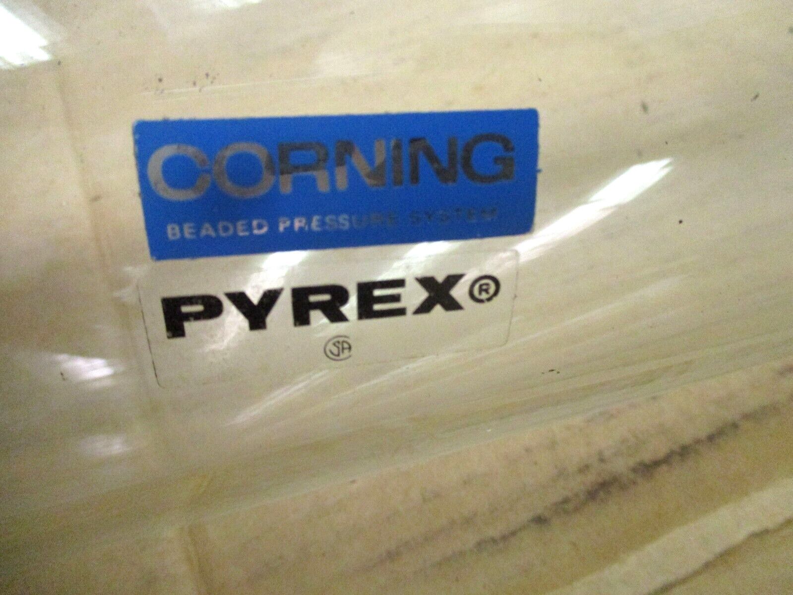 New Open Box Corning Pyrex Glass Pipe 4″ ID 5″OD Length 60″ A5254WVS