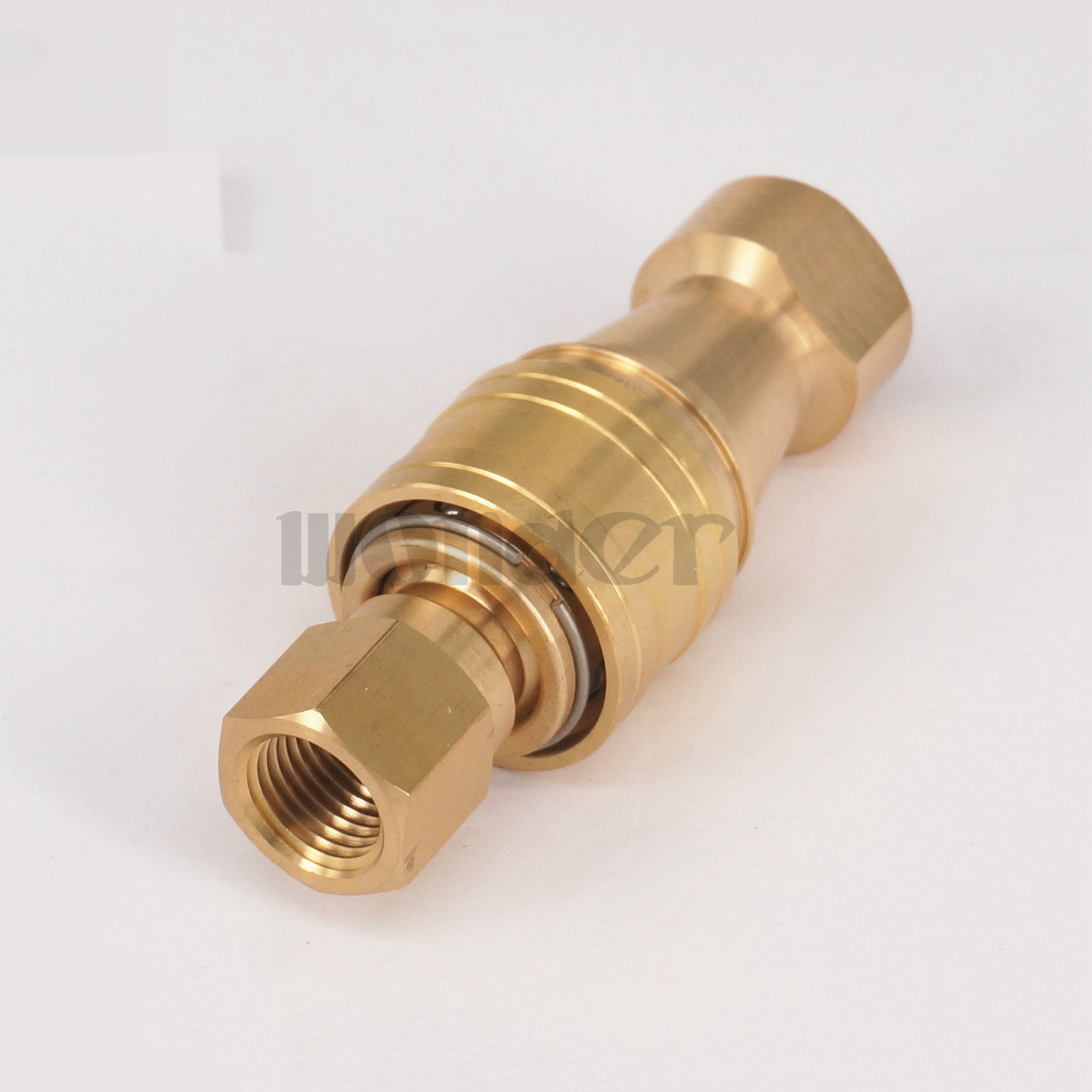 500 Bar 1/4″ BSP Female Hydraulic Brass Quick Disconnect Coupler Coupling Set