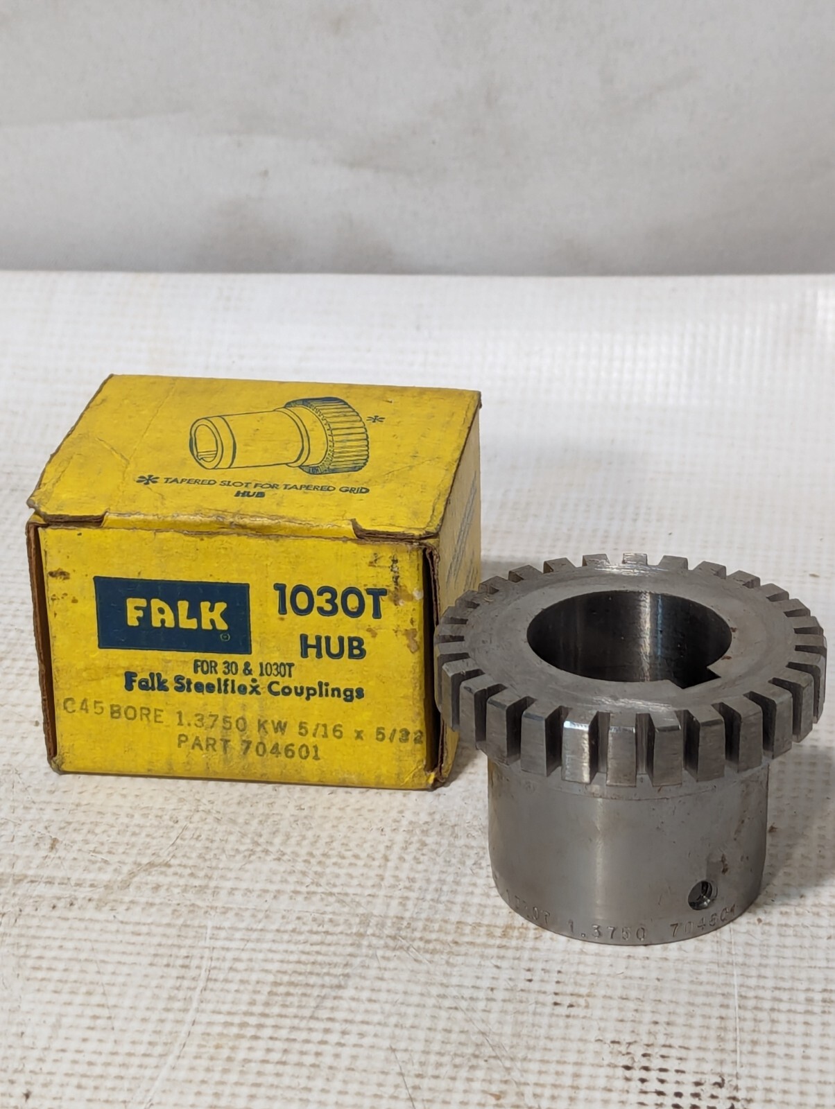 Falk 1030T hub, C45 bore, 1.3750 KW, 5/16 x 5/32, part 704601