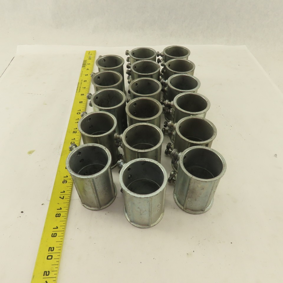Halex L130 1-1/2″ Slip Rigid EMT Conduit Coupling Lot Of 17