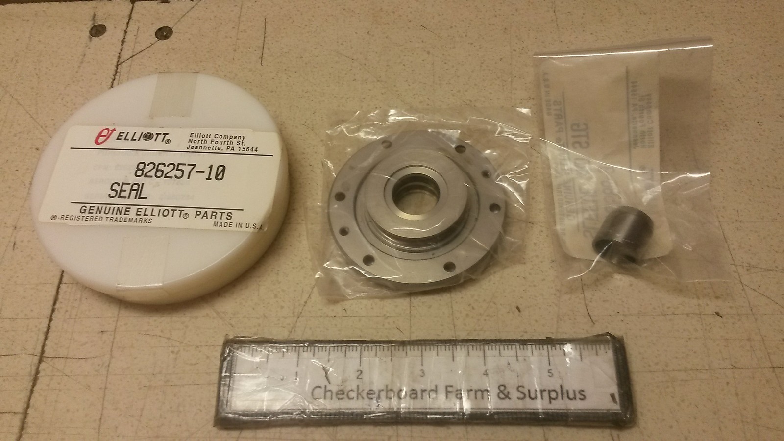 NOS Genuine Elliott Compressor Seal Kit 826257-10 for LOPAC 4310007814942