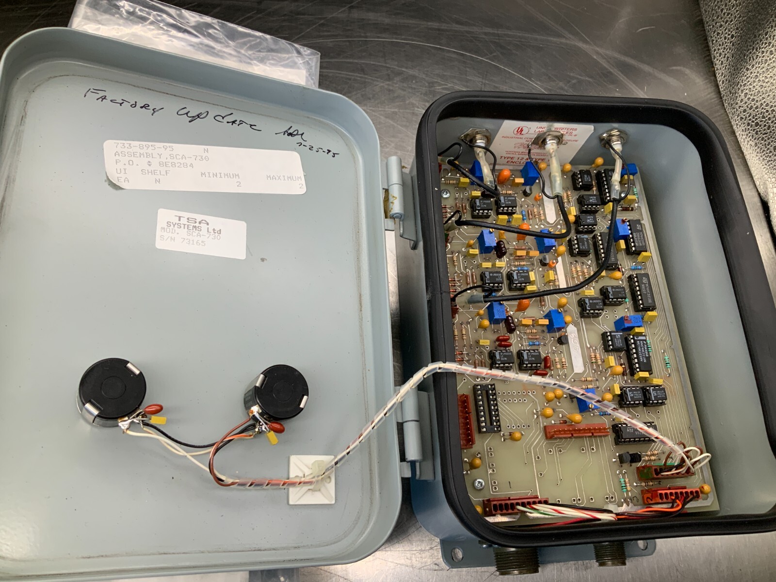 (2) TSA Systems SCA-730 Assemblies