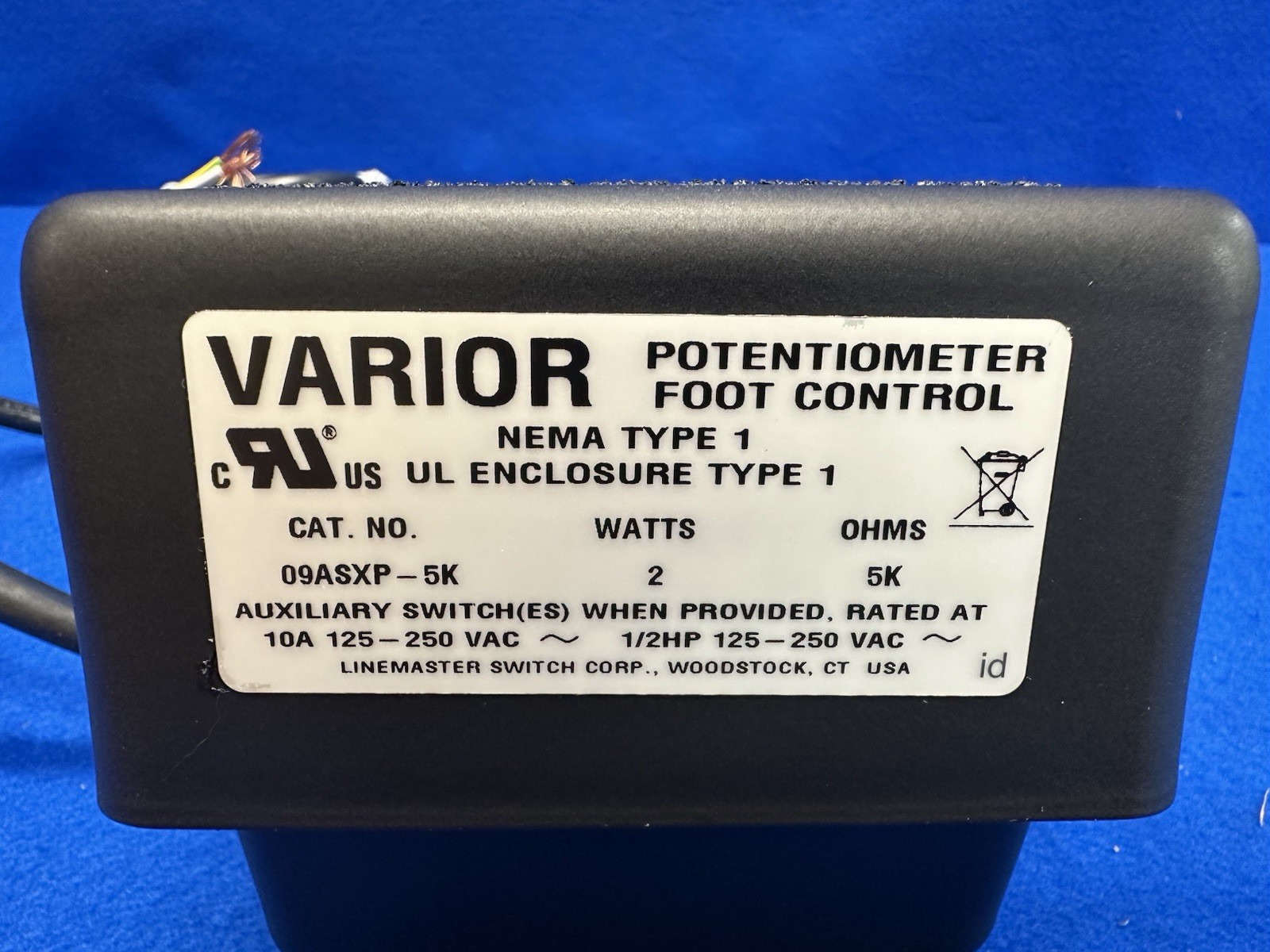 Linemaster SP-975-79 Foot Switch