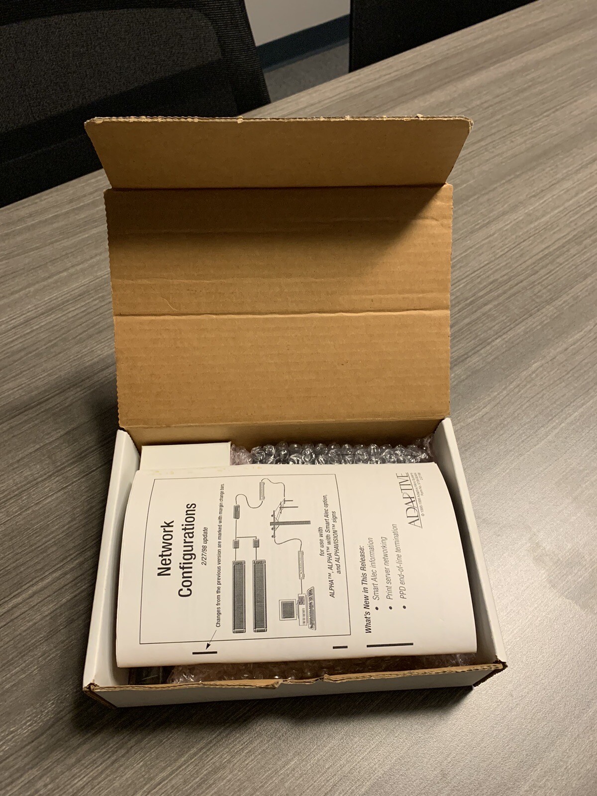 NEW ADAPTIVE MICRO SYSTEMS 10881111 SER. A RS-232/RS-485 CONVERTER 50/60Hz