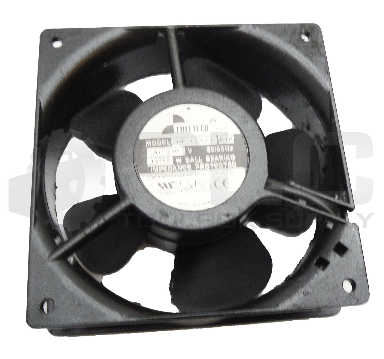 LOT OF 2 FULLTECH UF-12A23 COOLING FAN 50/60HZ 230VAC 17/15W