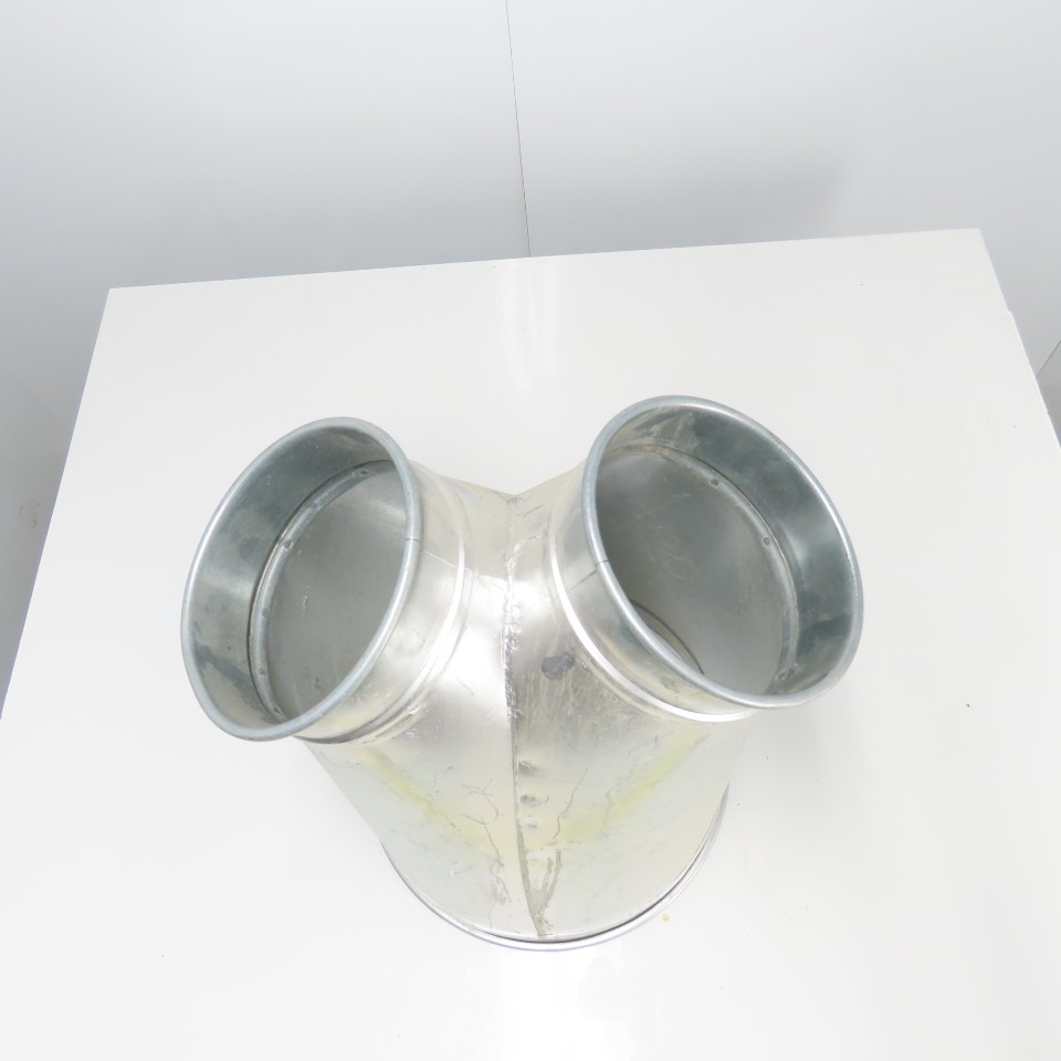 Nordfab Style Y Galvanized Duct 14-3/4″ OD x (2)7-1/2″ OD Rolled Edge 22″ OAL