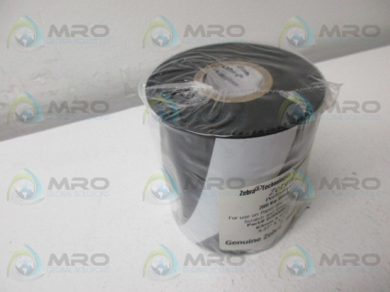 ZEBRA 02000BK08345 BLACK WAX RIBBON NSMP