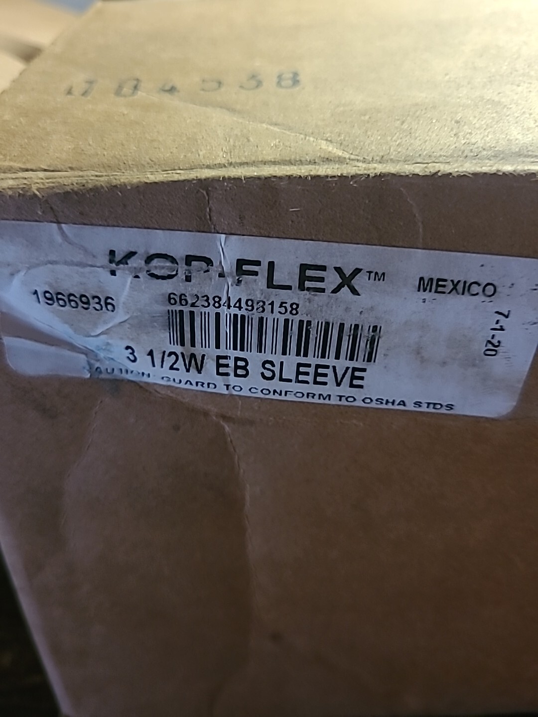 KOP-FLEX ..1966936…………………….3-1/2W EB SLEEVE..NOS..SEE PHOTOS