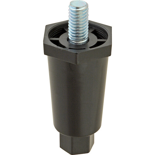 Thermoplastic Black Appliance Leg – 2-1/2″ (63mm) High