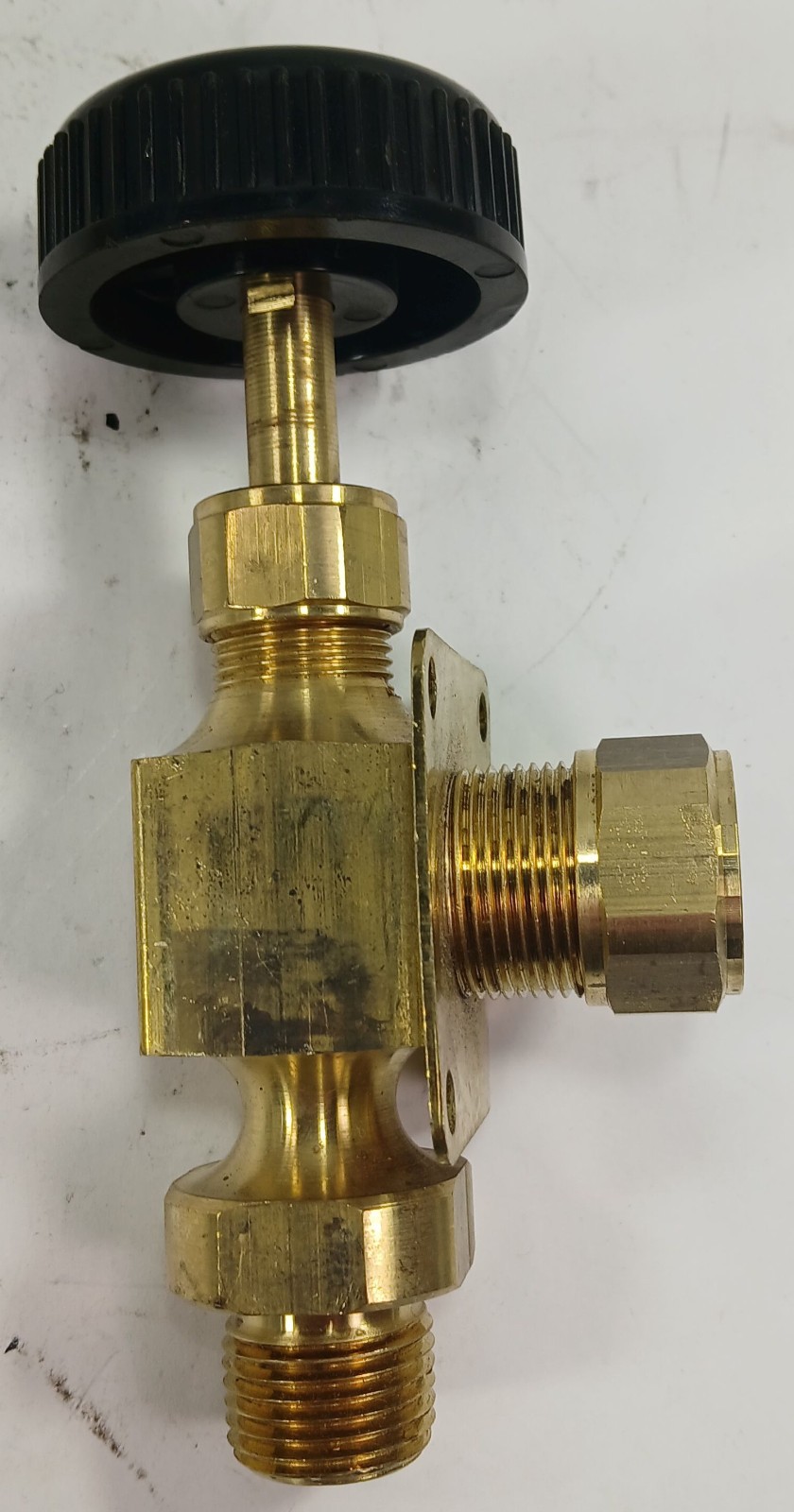 1 NEW CONBRACO 20-350 SQUARE PATTERN BRONZE WATER GAUGE NNB ***MAKE OFFER***