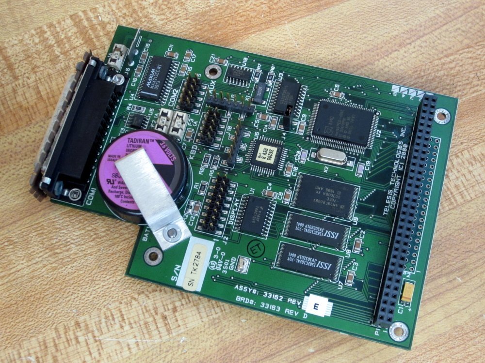 Telesis 33162 Circuit Board 33163 W/O Battery