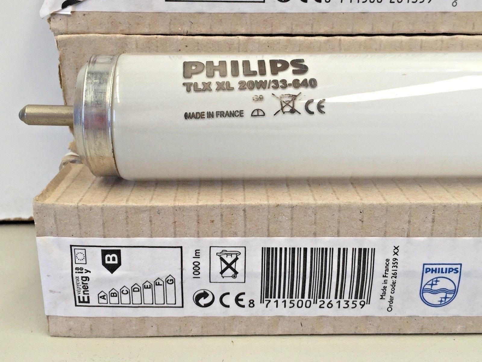 Philips TLX XL 20W/33-640 20W Fluorescent 1 Pin 2 Ft Mercury Tubular Lamp x4
