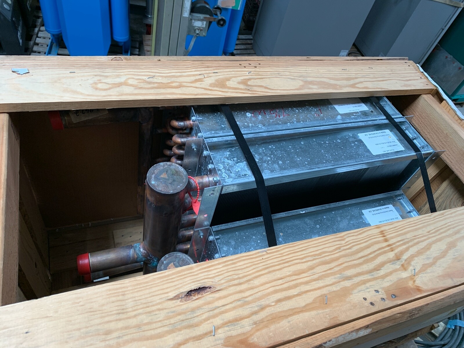 Fluid Air Inc. Steam Distributing Heat Exchanger (9NS -24.00×22.00×01-06A)