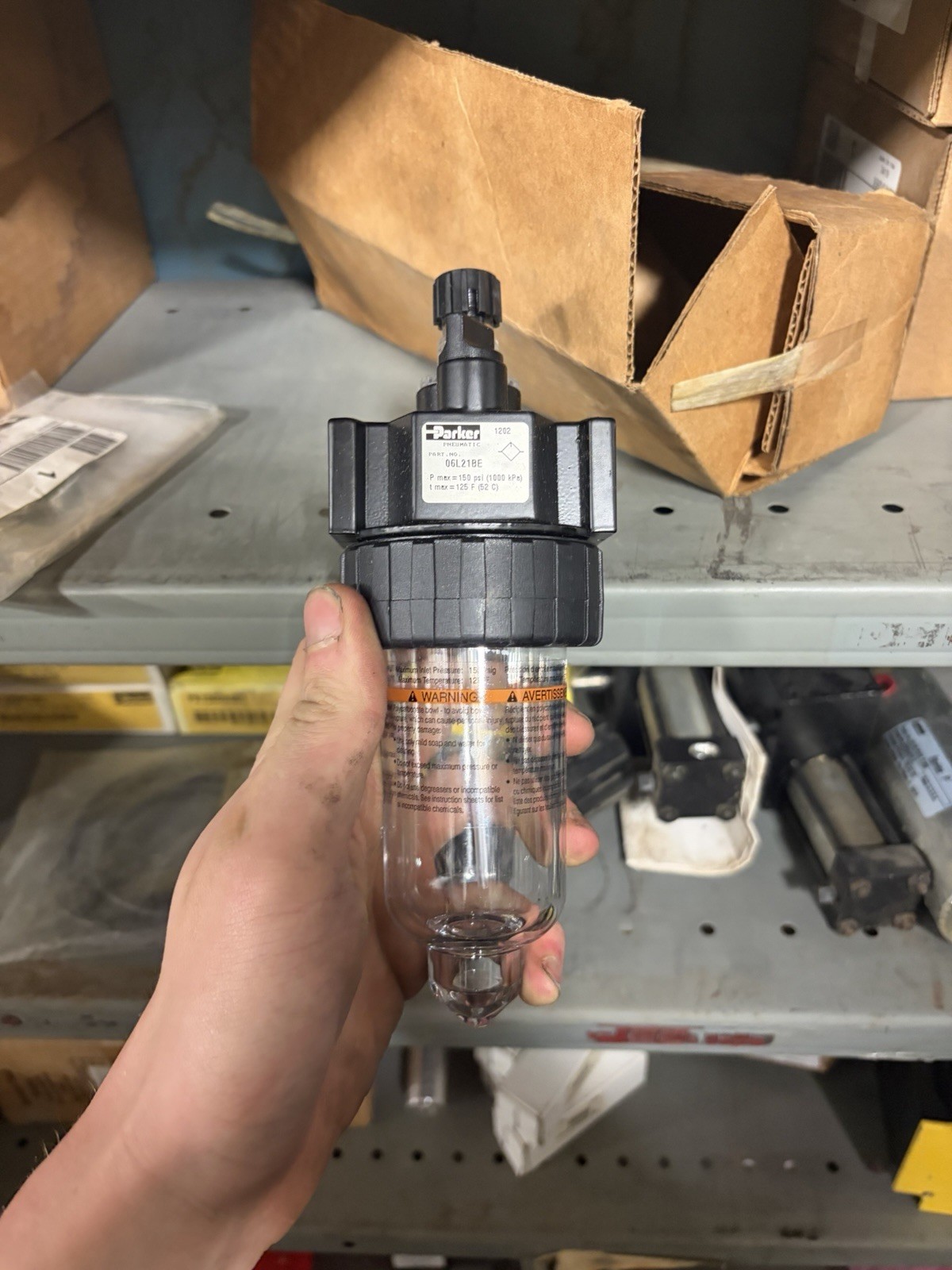 NEW PARKER 06L21BE 150PSI 3/8
