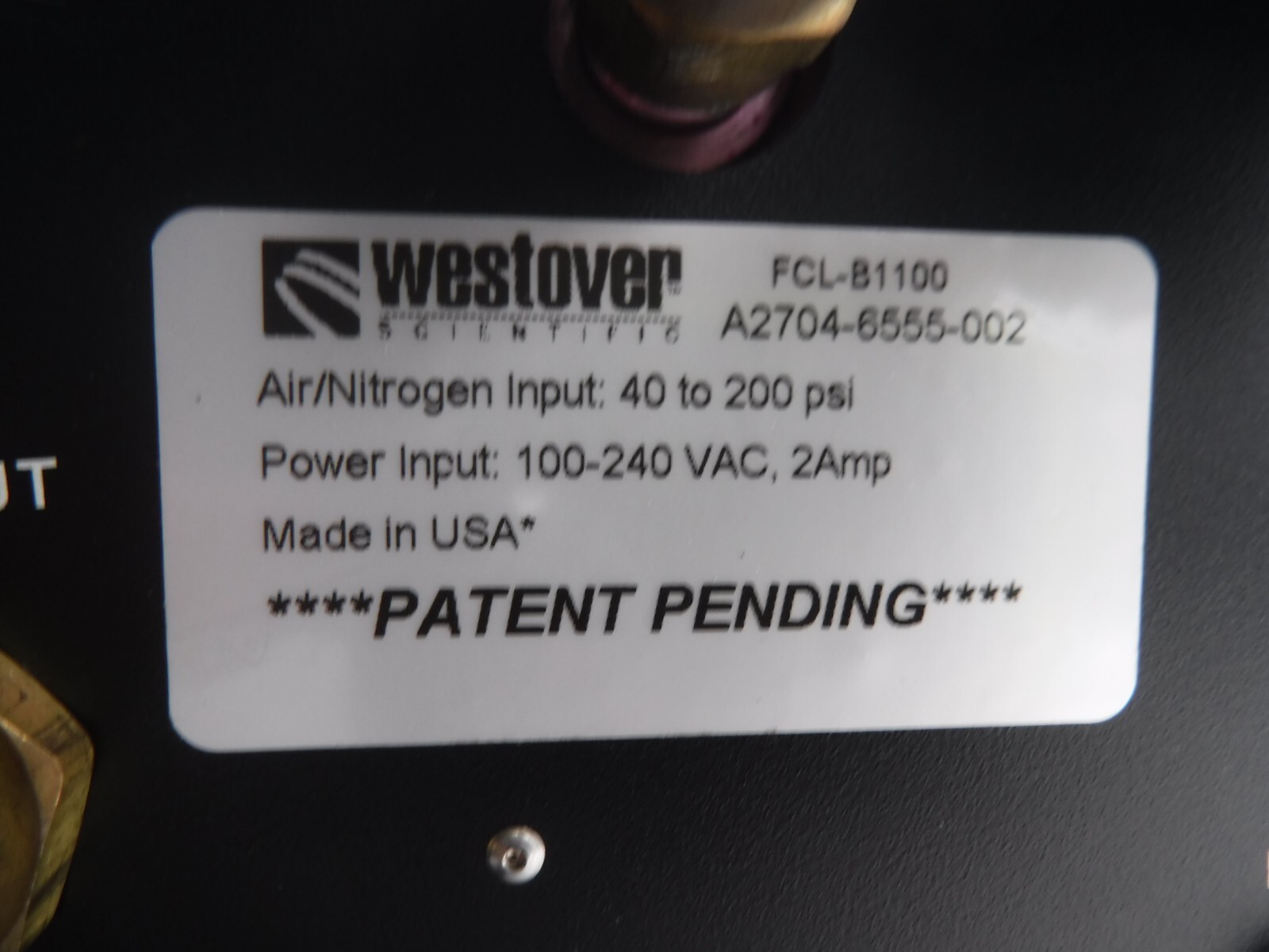 Westover Scientific A2704-6555-002 Clean Blast Fiber Optic Cleaning System