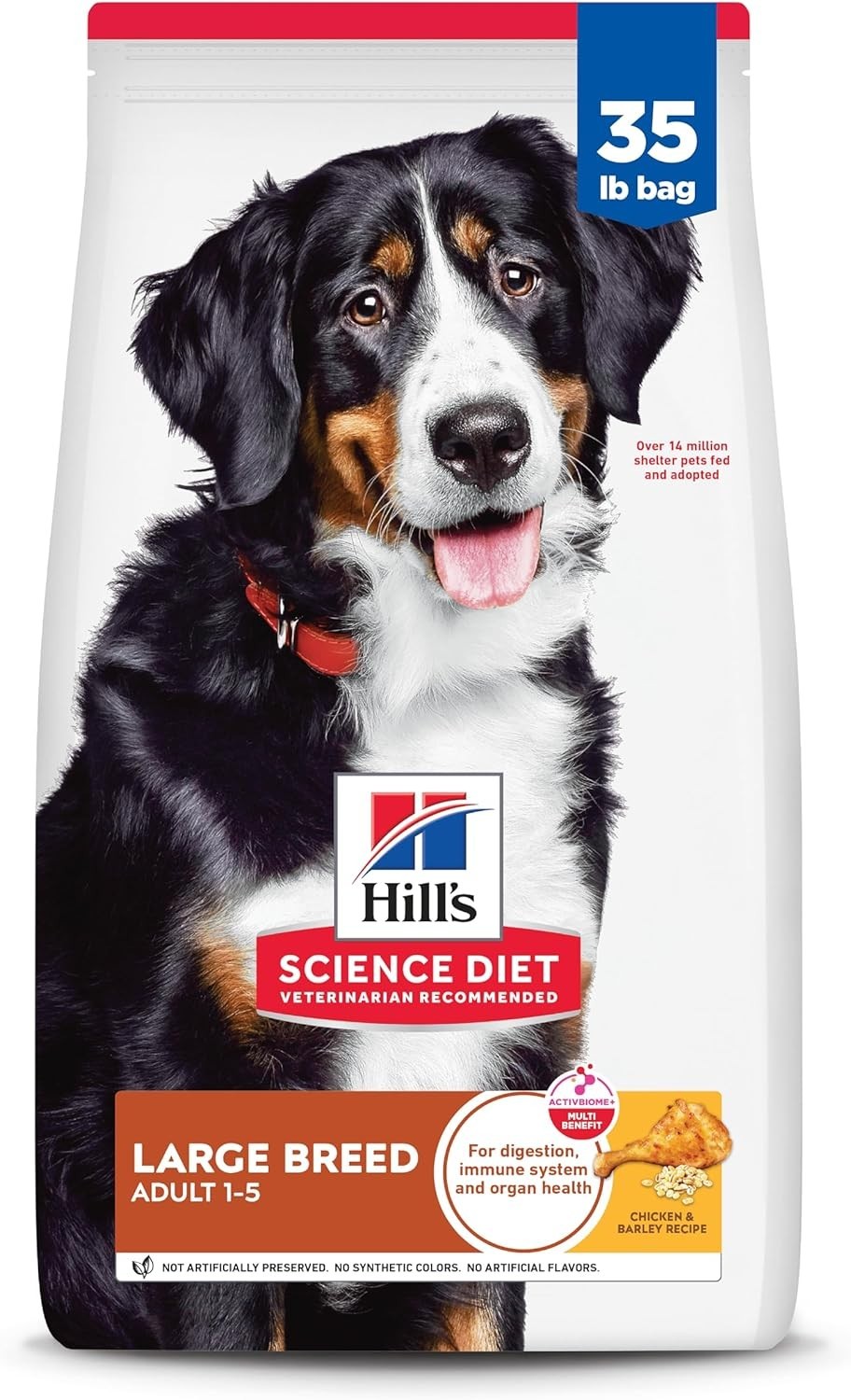 Hill’s Science Diet Adult 1-5 Large Breed Dry Dog Food, Chicken & Barley, 35 lb.