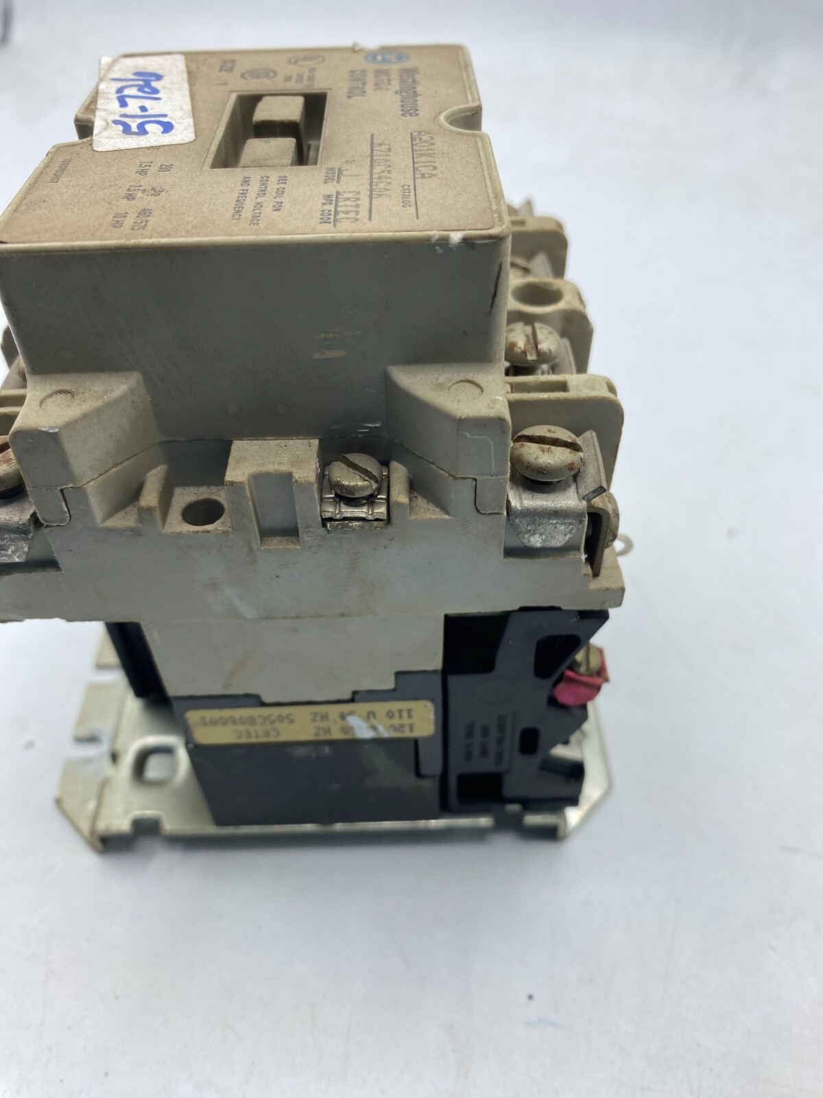 WESTINGHOUSE MOTOR CONTROL A201K1CA MODEL J 200-575V 7.5-10HP 27 AMPS🔔