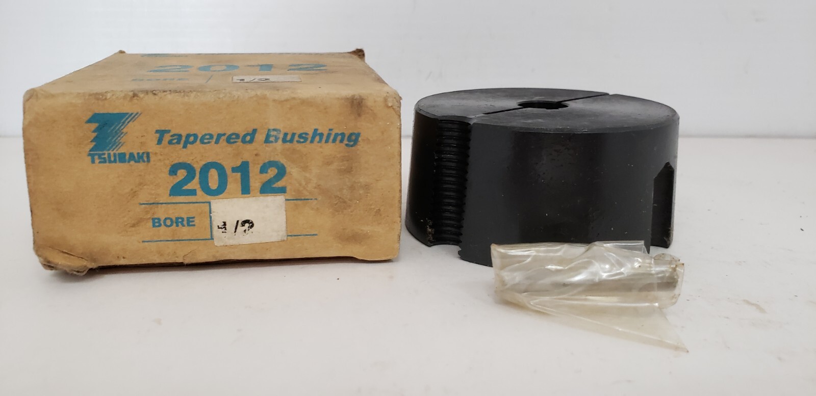 TSUBAKI 2012 1/2 TAPER LOCK BUSHING, 0.500″ BORE, NIB