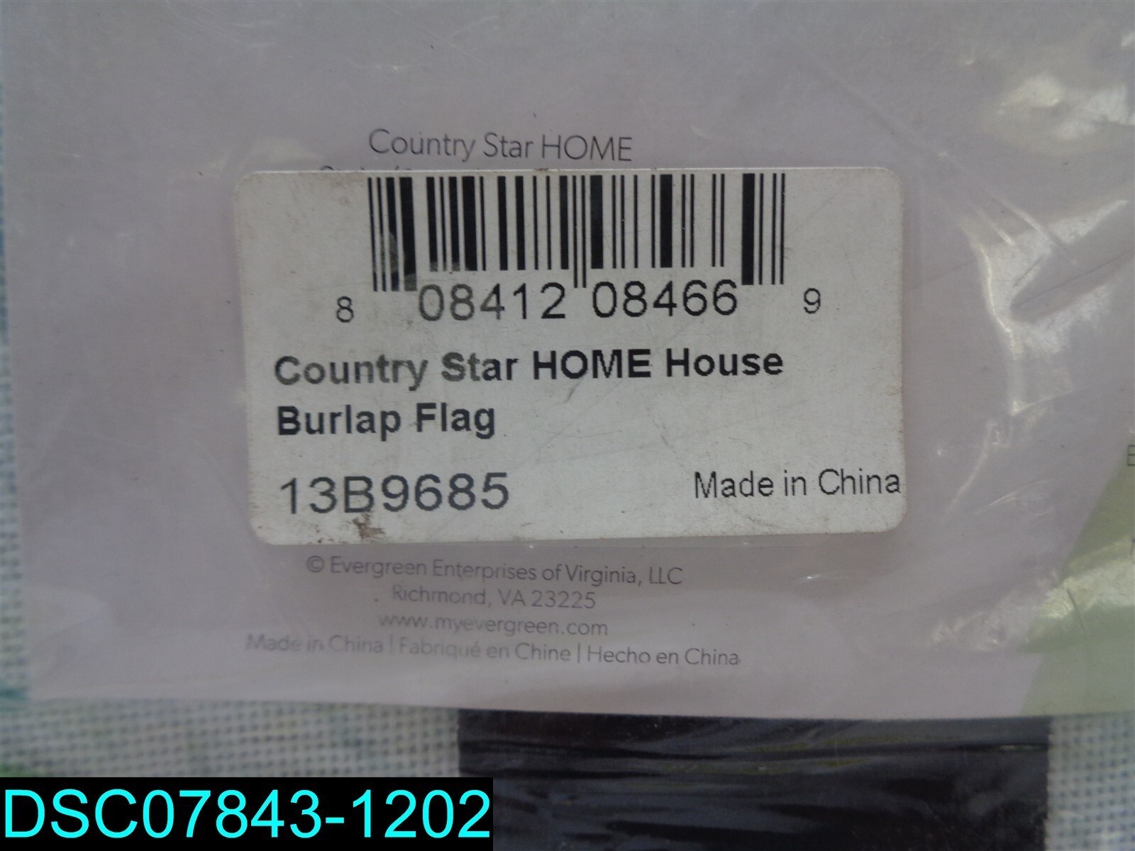 Burlap Home Star Wreath Decorative House Flag