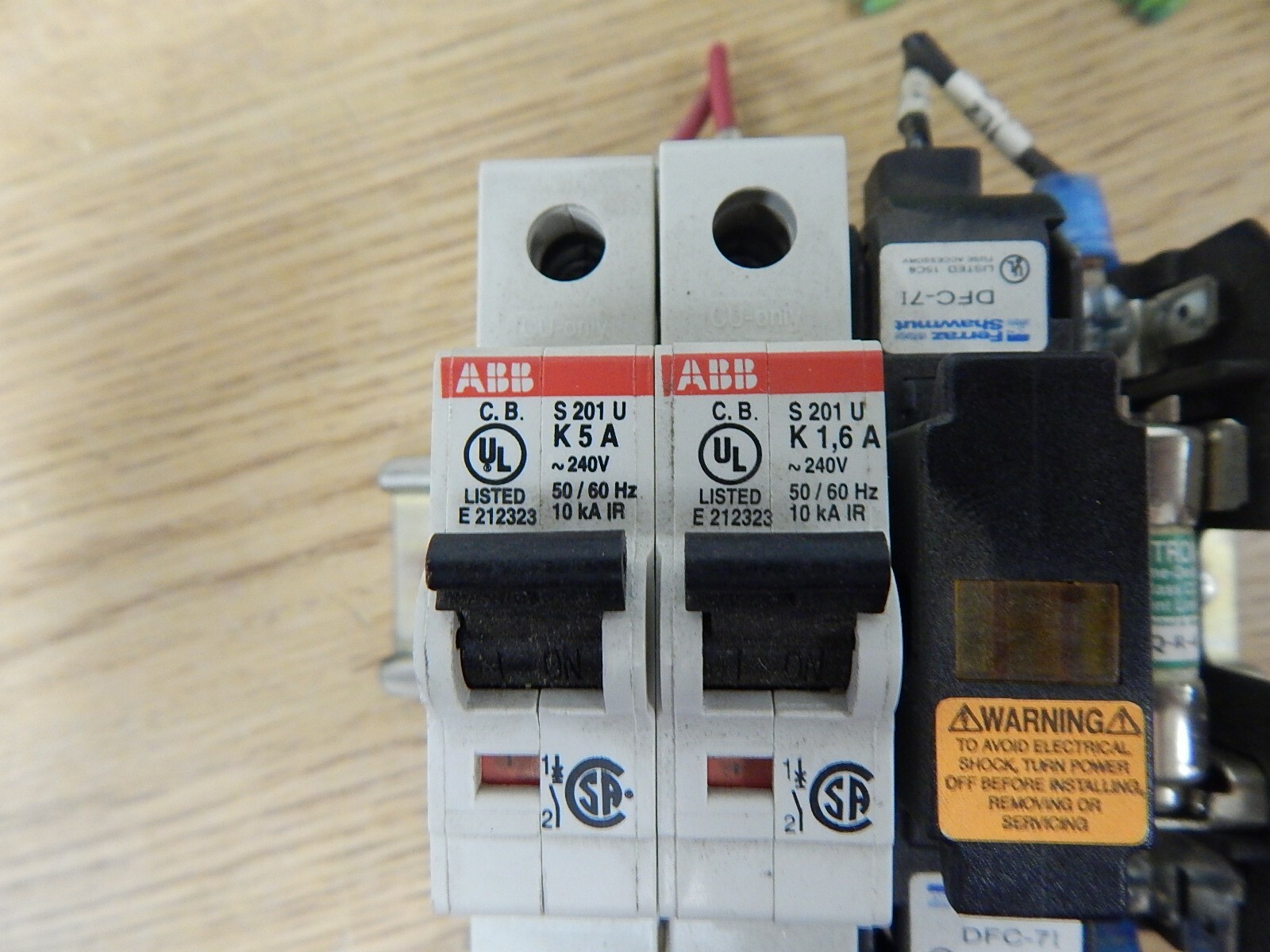 Ferraz Shawmut DFC-7I Fuse Circuit Breaker Assembly 15C6 E212325 PR-5752 FNQ-R-4