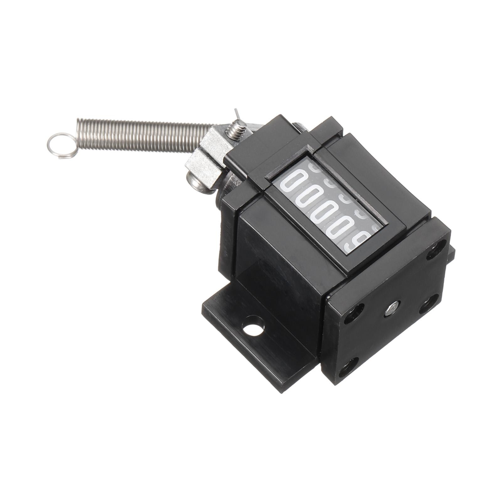 Manual Tally Counter with Spring 5 Digit Mechanical Manual Stroke Clicker