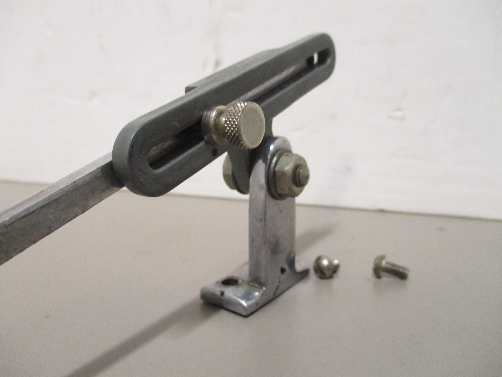 Depth Guide Arm and Mount for Vintage Wolf Model R Electric Fabric Cutter